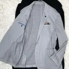 【未使用品✨リネン100】ジーステージ テーラードジャケット ストレッチ XL