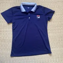 FILA ネイビー ポロシャツ Lサイズ