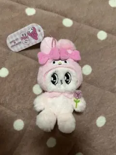 エスターバニー　マイメロディ　コラボ　マスコットキーホルダー