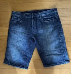 【美品】エンポリオ・アルマーニ デニム ショートパンツ イーグルロゴ 46のサムネイル