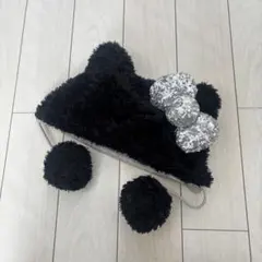 ユニバーサルスタジオジャパン ハローキティ ファンキャップ 黒