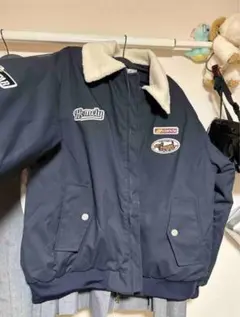 厚手アウター ネイビー Lサイズ