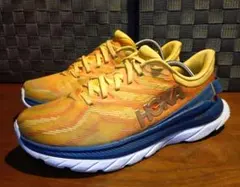 【HOKA ONE ONE】 ランニングシューズ26.5cm イエロー/オレンジ
