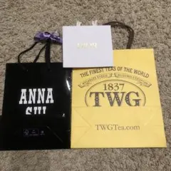 ショップ袋セット ANNA SUI TWG DIOR