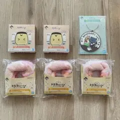 【新品未使用品】お文具といっしょ タオル×3 プレート×2キーホルダー6点セット