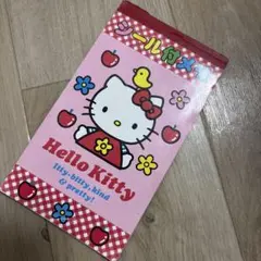 ハローキティ シール付きメモ帳 サンリオ レトロ