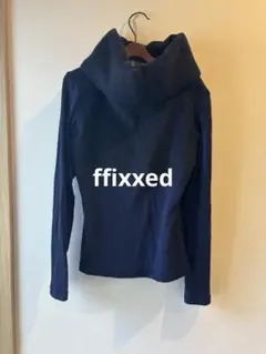 ffixxed トップス ネイビー ハイネック ウールトップス