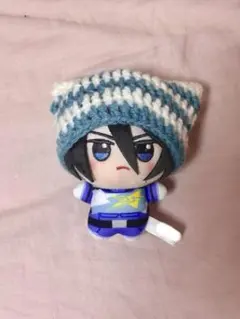 ちびぐるみ ニット帽 かぶり物 猫耳 ハンドメイド 編み物