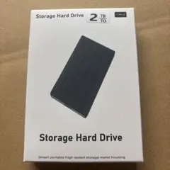 ポータブル外付けハードディスク 2TB Type-C 本体 HSD