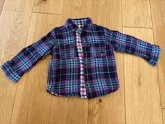 ミキハウス 長袖チェックシャツ 90