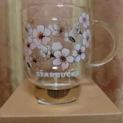 スターバックス　SAKURA2026　耐熱グラスマグゴールド355ml