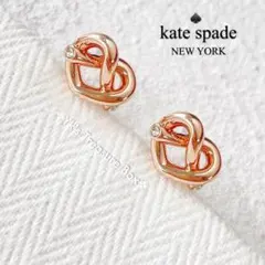G036/kate spade/ローズゴールド 結 ピアスのサムネイル