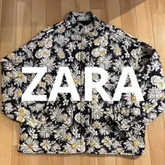 美品‼️✨【ZARA】ザラ 花柄オーバーサイズキルティングジャケット