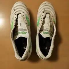 Mizuno モレリア2JAPAN サッカーシューズ ホワイト/グリーン