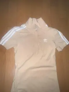adidas アディダス ポロワンピース ベージュ
