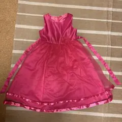 女の子 ドレス 子ども 発表会 ピンク　150 ワンピース