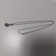 シルバー エメラルド ？クラウンネックレス