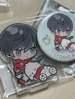 ブルーロック×サンリオキャラクターズ　缶バッジ　アクスタ　糸師凛