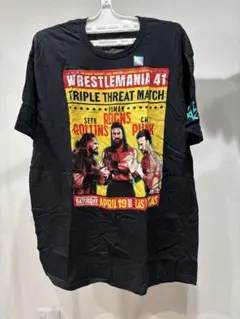 WrestleMania 41 Tシャツ ブラック