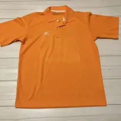 MIZUNO ポロシャツ オレンジ Mサイズのサムネイル