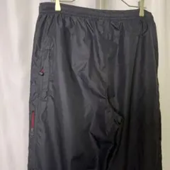 00s NIKE ナイロン トラック パンツ XL ネイビー ワイド イージー
