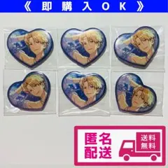 【あんスタ】 鳴上嵐 ハート缶バッジ ハートカンバッジ 6点セット