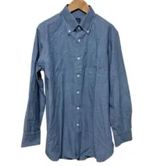 N1201 良品　BEAMS F ビームスエフ　シャンブレーシャツ　16のサムネイル