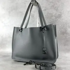 COACH コーチ タイラー 2way トートバッグ キャリーオール グレー