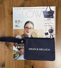 ストラップ付きポーチ+雑誌 DEAN&DELUCA GLOW 8・9月号 付録のサムネイル