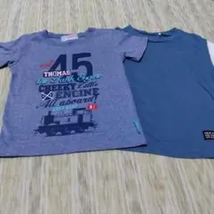 きかんしゃトーマス Tシャツ ＋ 青Tシャツ 2枚セット 110センチ