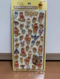 【正規品】ボンボンドロップシール ディズニー くまのプーさん