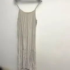 ストライプキャミソールロングワンピース