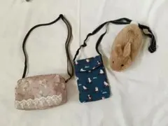【3点セット】ポーチ＆ショルダーポシェットまとめ売り