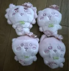 「新品・未使用」ちいかわ ぬいぱれっと～さくらいろ～マスコット　全４種セット