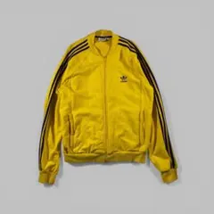 00s adidas トラック スウェットジャージ L Yellow