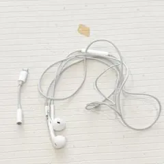 訳あり　純正Lightning to3.5mmイヤホンジャックアダプターイヤホン