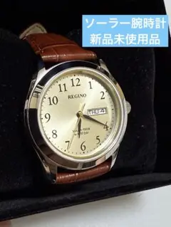 シチズン　レグノ　ソーラー腕時計KM1-211-30 ブラウン 新品未使用
