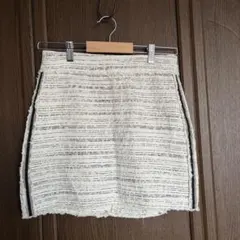 ZARA BASIC ツイード　ミニスカート　S