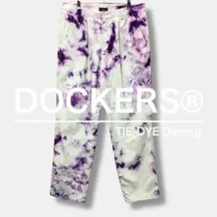 ◎USA古着◎DOCKERS タイダイ染め 2タックワイドパンツ RE1-077