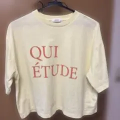 LOWRYS FARM 半袖Tシャツ QUI ETUDE ロゴのサムネイル
