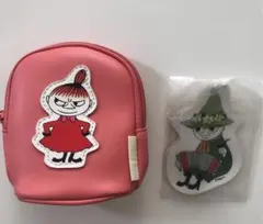 未使用品　ムーミン　ポーチ＆ネームタグ