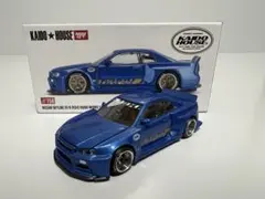 Mini GT Kaido House Skyline R34 Blueのサムネイル