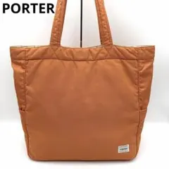 ポーター クリーム トートバッグ L オレンジ ベージュ ナイロン A4 肩掛け