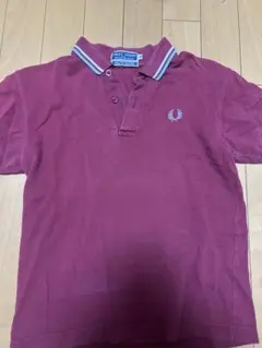 フレッドペリー 半袖ポロシャツ ワインレッド