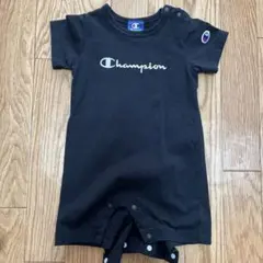Champion ベビー ロンパース ブラック 80cm