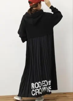 RODEO CROWNS WIDE BOWL/バックプリーツパーカーワンピースＦ