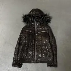 00s archive ファーダウンジャケット y2k お兄系