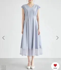 ロペピクニック　撥水加工/裾シアータックワンピース