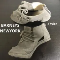 セール★美品【バーニーズニューヨーク】ショートブーツ 37　24㎝～25㎝のサムネイル