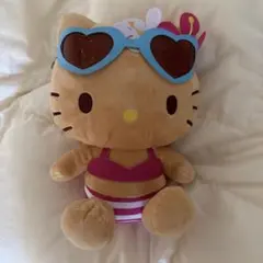 激レア 】ハローキティ 水着 ビキニ 日焼け ぬいぐるみ 2001年製